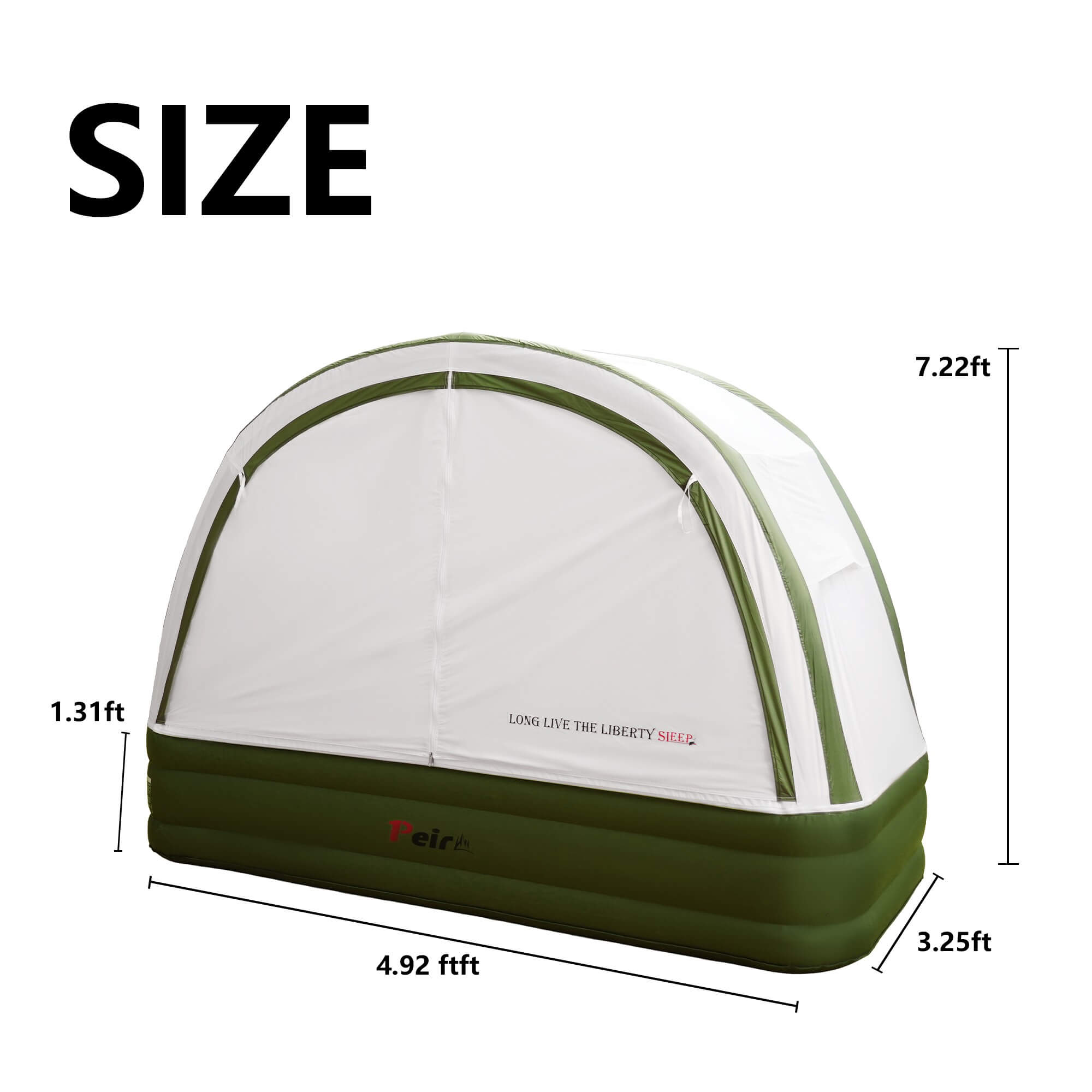 Peirhw Liberty Sleep Inflatable Tent Bed