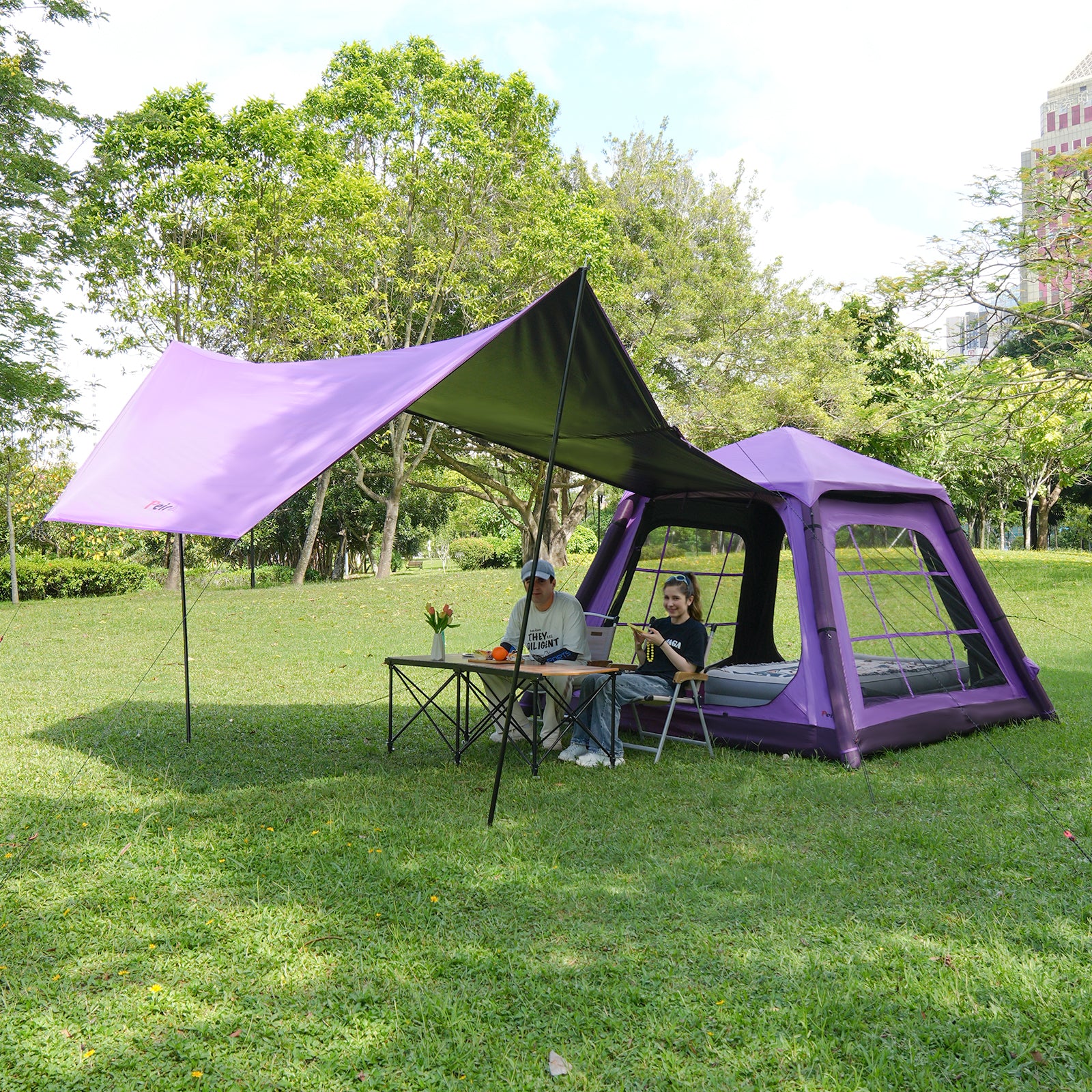 Peirhw Inflatable Tent YUNYI Series No.22 Violet